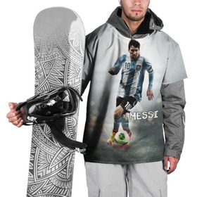 Накидка на куртку 3D с принтом Leo Messi , 100% полиэстер |  | Тематика изображения на принте: barselona | messi | аргентина | барселона | месси | мяч | футбол