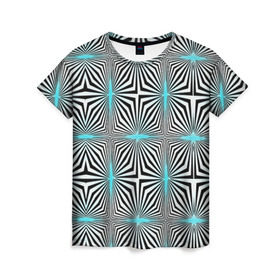 Женская футболка 3D с принтом Фэшн 1 , 100% полиэфир ( синтетическое хлопкоподобное полотно) | прямой крой, круглый вырез горловины, длина до линии бедер | 