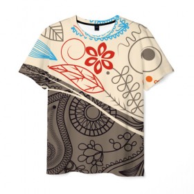 Мужская футболка 3D с принтом Прованс , 100% полиэфир | прямой крой, круглый вырез горловины, длина до линии бедер | арт | красота | лето | любовь | новинки | подарок | популярное | природа | радуга | цветы