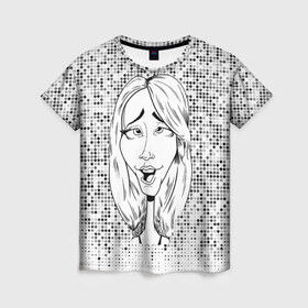 Женская футболка 3D с принтом Камеди стор 3 , 100% полиэфир ( синтетическое хлопкоподобное полотно) | прямой крой, круглый вырез горловины, длина до линии бедер | youtube | дженна | дженна марблс | евстиф | камеди | камедистор | ютуб | ютьюб