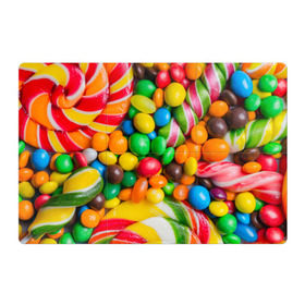 Магнитный плакат 3Х2 с принтом Сладкоежка , Полимерный материал с магнитным слоем | 6 деталей размером 9*9 см | Тематика изображения на принте: вкуснотища | вкусняшки | глазурь | жевачка | карамель | карамельки | конфетки | конфеты | леденец | мармеладки | сахар | сладости