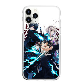 Чехол для iPhone 11 Pro матовый с принтом Blue Exorcist , Силикон |  | Тематика изображения на принте: anime | ao no exorcist | blue exorcist | аниме | синий экзорцист | экзорцист