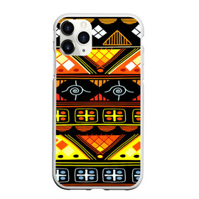 Чехол для iPhone 11 Pro Max матовый с принтом Element ethnic , Силикон |  | Тематика изображения на принте: орнамент | полосы | этно