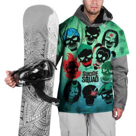 Накидка на куртку 3D с принтом Suicide Squad , 100% полиэстер |  | Тематика изображения на принте: suicide squad