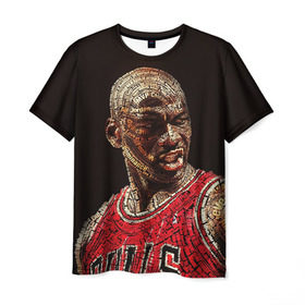 Мужская футболка 3D с принтом Michael Jordan , 100% полиэфир | прямой крой, круглый вырез горловины, длина до линии бедер | chicago bulls | michael jeffrey jordan | nba. | баскетбол | баскетболист | вашингтон уизардс | майкл джордан | нба | чикаго | чикаго буллз