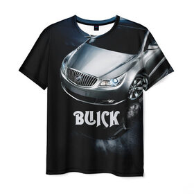 Мужская футболка 3D с принтом Buick , 100% полиэфир | прямой крой, круглый вырез горловины, длина до линии бедер | buick | lacrosse | авто | автомобиль | бьюик | водитель | лакросс | машина | спорткар