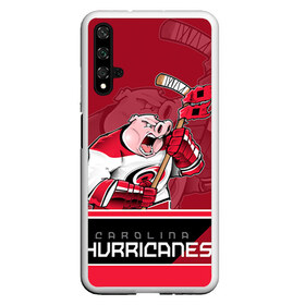 Чехол для Honor 20 с принтом Carolina Hurricanes , Силикон | Область печати: задняя сторона чехла, без боковых панелей | Тематика изображения на принте: carolina hurricanes | nhl | stanley cup | каролина | каролина харрикейнз | кубок стенли | кубок стэнли | нхл | хоккей | хоккейный клуб | хурикэйнс