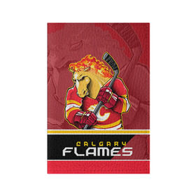 Обложка для паспорта матовая кожа с принтом Calgary Flames , натуральная матовая кожа | размер 19,3 х 13,7 см; прозрачные пластиковые крепления | calgary flames | nhl | stanley cup | калгари флэймз | кубок стенли | кубок стэнли | нхл | флэймс | хоккей | хоккейный клуб