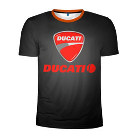 Мужская футболка 3D спортивная с принтом Ducati 3 , 100% полиэстер с улучшенными характеристиками | приталенный силуэт, круглая горловина, широкие плечи, сужается к линии бедра | ducati | moto | дукати | мото | мотоцикл | мотоциклы