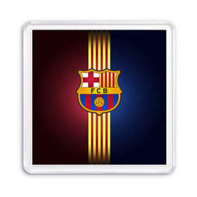 Магнит 55*55 с принтом Barcelona FC , Пластик | Размер: 65*65 мм; Размер печати: 55*55 мм | барса | барселона | испания | клуб | фк | футбол | футбольный