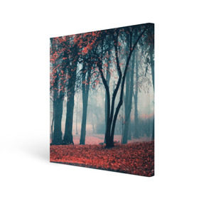 Холст квадратный с принтом Осень , 100% ПВХ |  | Тематика изображения на принте: autumn | bright | colors | forest | paint | trees | деревья | краски | лес | осень | цвета | яркие