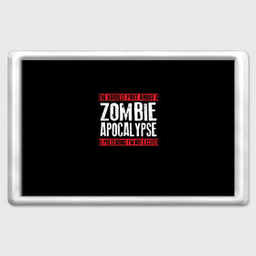 Магнит 45*70 с принтом Zombie apocalypse , Пластик | Размер: 78*52 мм; Размер печати: 70*45 | 