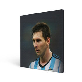 Холст квадратный с принтом Leo Messi , 100% ПВХ |  | Тематика изображения на принте: fc barcelona | football | lionel messi | messi | аргентина | барса | лео месси | фк барселона | футбол