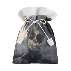 Подарочный 3D мешок с принтом Dia de los muertos , 100% полиэстер | Размер: 29*39 см | Тематика изображения на принте: девушка | день мёртвых | дым | зомби | мертвец | праздник