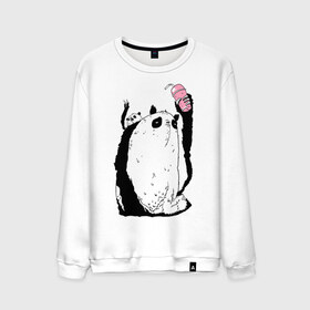 Мужской свитшот хлопок с принтом panda , 100% хлопок |  | dd | drop dead | dropdead | milk | milkshake | panda | tmblr | tumbler