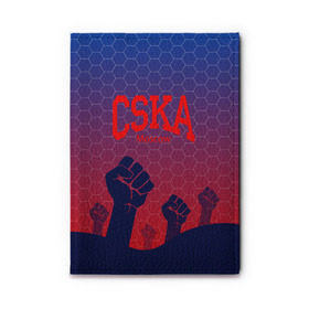 Обложка для автодокументов с принтом CSKA Msk , натуральная кожа |  размер 19,9*13 см; внутри 4 больших “конверта” для документов и один маленький отдел — туда идеально встанут права | moscow | москва | цска