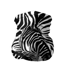 Бандана-труба 3D с принтом Зебра , 100% полиэстер, ткань с особыми свойствами — Activecool | плотность 150‒180 г/м2; хорошо тянется, но сохраняет форму | дикое | животное | зебра | камуфляж | лошадь | маскировка | полосы | текстура | фон | черно белые