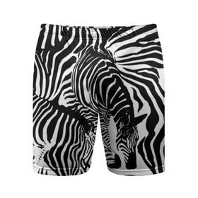 Мужские шорты 3D спортивные с принтом Зебра ,  |  | дикое | животное | зебра | камуфляж | лошадь | маскировка | полосы | текстура | фон | черно белые