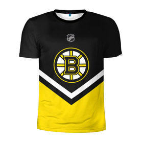 Мужская футболка 3D спортивная с принтом Boston Bruins , 100% полиэстер с улучшенными характеристиками | приталенный силуэт, круглая горловина, широкие плечи, сужается к линии бедра | Тематика изображения на принте: america | canada | hockey | nhl | usa | америка | бостон | брюинз | канада | лед | нхл | сша | хоккей