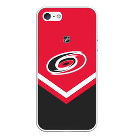 Чехол для iPhone 5/5S матовый с принтом Carolina Hurricanes , Силикон | Область печати: задняя сторона чехла, без боковых панелей | america | canada | hockey | nhl | usa | америка | канада | каролина | лед | нхл | сша | харрикейнз | хоккей