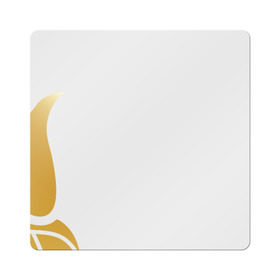 Магнит виниловый Квадрат с принтом Золотой петух , полимерный материал с магнитным слоем | размер 9*9 см, закругленные углы | год петуха