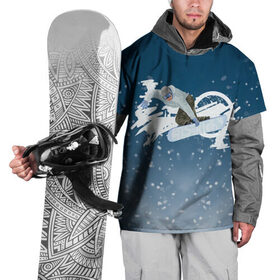 Накидка на куртку 3D с принтом Snowboard 1 , 100% полиэстер |  | 