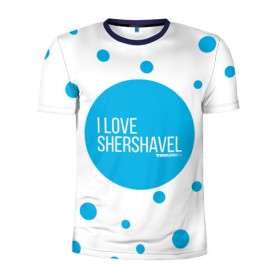 Мужская футболка 3D спортивная с принтом Love Shershavel , 100% полиэстер с улучшенными характеристиками | приталенный силуэт, круглая горловина, широкие плечи, сужается к линии бедра | Тематика изображения на принте: 