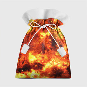 Подарочный 3D мешок с принтом Взрывной гранж , 100% полиэстер | Размер: 29*39 см | взрыв | гранж | огонь | пламя | эксклюзив