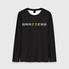 Мужской лонгслив 3D с принтом Brazzers , 100% полиэстер | длинные рукава, круглый вырез горловины, полуприлегающий силуэт | 