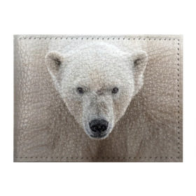 Обложка для студенческого билета с принтом Белый медведь , натуральная кожа | Размер: 11*8 см; Печать на всей внешней стороне | Тематика изображения на принте: animal | bear | eyes | head | north | polar | predator | white | wild | белый | взгляд | голова | дикий | животное | медведь | полярный | север | хищник