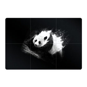 Магнитный плакат 3Х2 с принтом Молочная панда , Полимерный материал с магнитным слоем | 6 деталей размером 9*9 см | animal | bear | beast | milk | nature | panda | животное | зверь | медведь | молоко | панда | природа