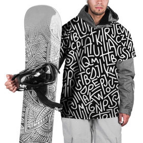 Накидка на куртку 3D с принтом Текстовой арт , 100% полиэстер |  | Тематика изображения на принте: 