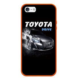 Чехол для iPhone 5/5S матовый с принтом Toyota Drive , Силикон | Область печати: задняя сторона чехла, без боковых панелей | crown | toyota | авто | автомобиль | краун | машина | тачка | тойота