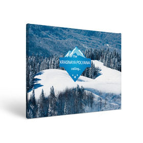Холст прямоугольный с принтом Красная поляна , 100% ПВХ |  | Тематика изображения на принте: горнолыжный курорт | горы | зима | красная поляна | лыжи | парк | роза хуторов | снег | сноутборд | сочи