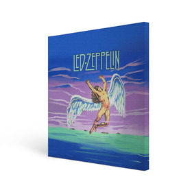 Холст квадратный с принтом Led Zeppelin 2 , 100% ПВХ |  | Тематика изображения на принте: led zeppelin | лед зеппелин | роберт плант