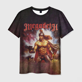 Мужская футболка 3D с принтом Megadeth 6 , 100% полиэфир | прямой крой, круглый вырез горловины, длина до линии бедер | megadeth | дирк вербурен | дэвид эллефсон | дэйв мастейн | кико лоурейро | мегадэт