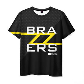 Мужская футболка 3D с принтом Brazzers Bros , 100% полиэфир | прямой крой, круглый вырез горловины, длина до линии бедер | brazzers | erotic | johnny sins | love | man | pron | video | xxx | бразерс | браззерс | видео | джонни синс | лысый | любовь | прон
