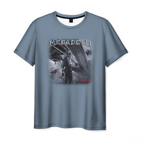Мужская футболка 3D с принтом Dystopia , 100% полиэфир | прямой крой, круглый вырез горловины, длина до линии бедер | dave | dystopia | megadeth | metal | mustaine | rattlehead | rock | thrash | vic | дейв | мастейн | мегадет | метал | рок | треш