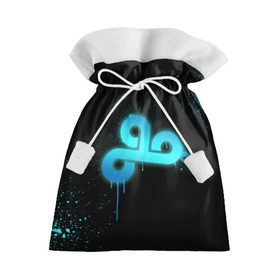 Подарочный 3D мешок с принтом cs:go - Cloud 9 (Black collection) , 100% полиэстер | Размер: 29*39 см | Тематика изображения на принте: cloud9 | cs | csgo | го | кс