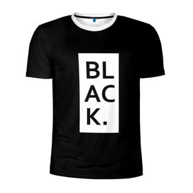 Мужская футболка 3D спортивная с принтом black , 100% полиэстер с улучшенными характеристиками | приталенный силуэт, круглая горловина, широкие плечи, сужается к линии бедра | Тематика изображения на принте: black | rap | swag | trap | twerk