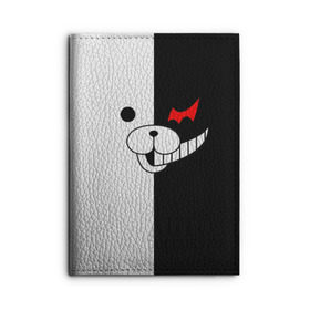 Обложка для автодокументов с принтом Monokuma , натуральная кожа |  размер 19,9*13 см; внутри 4 больших “конверта” для документов и один маленький отдел — туда идеально встанут права | Тематика изображения на принте: danganronpa | monokuma | данганронпа