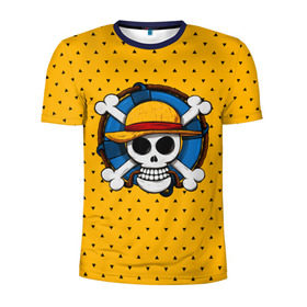 Мужская футболка 3D спортивная с принтом One Pirate , 100% полиэстер с улучшенными характеристиками | приталенный силуэт, круглая горловина, широкие плечи, сужается к линии бедра | bone | jack | luffy | ocean | one piece | pirate | sea | skull | treasure | большой куш | брук | джек | клад | луффи | море | нами | океан | пират | робин | санджи | сокровище | флаг | франки | череп