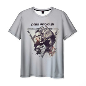 Мужская футболка 3D с принтом Paul Van Dyk , 100% полиэфир | прямой крой, круглый вырез горловины, длина до линии бедер | пол ван дайк