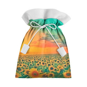Подарочный 3D мешок с принтом Подсолнух , 100% полиэстер | Размер: 29*39 см | Тематика изображения на принте: flower | лето | поле | полевой цветок | природа | цветочки | цветы