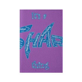 Обложка для паспорта матовая кожа с принтом it`s shark thing , натуральная матовая кожа | размер 19,3 х 13,7 см; прозрачные пластиковые крепления | 