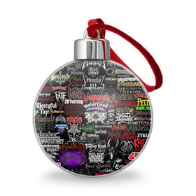 Ёлочный шар с принтом Hard Rock , Пластик | Диаметр: 77 мм | Тематика изображения на принте: music | rock | rock and roll | музыка | рок