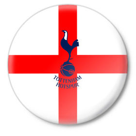 Значок с принтом Tottenham ,  металл | круглая форма, металлическая застежка в виде булавки | Тематика изображения на принте: 3d | english | fc | football | new | tottenham | tottenham hotspur | англия | британия | логотип | лондон | новые | популярные | прикольные | тоттенхэм | тоттенхэм хотспур | фк | флаг | футбол | футбольный клуб