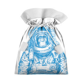 Подарочный 3D мешок с принтом Космомакака , 100% полиэстер | Размер: 29*39 см | день космонавтики | звезда | звезды | космонавт | космонавты | космос | планета | планеты | ракета | ракеты