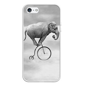 Чехол для iPhone 5/5S матовый с принтом Hipster Bike , Силикон | Область печати: задняя сторона чехла, без боковых панелей | elephant | hipster | индия | йога | слон | хипстер