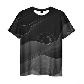 Мужская футболка 3D с принтом Tehnology future , 100% полиэфир | прямой крой, круглый вырез горловины, длина до линии бедер | Тематика изображения на принте: hi tech | technolog | technology | компьютер | микросхема